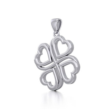 Four Hearts Silver Pendant TPD5655 - Jewelry